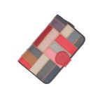 Fashion, accesorii si bijuterii - Femei - Accesorii femei - Portofele femei - Portofel de dama, din piele naturala, ButicCochet, 16x10x4 cm, Multicolor - PR1182 - Infinity.ro