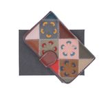 Fashion, accesorii si bijuterii - Femei - Accesorii femei - Portofele femei - Portofel de dama, din piele naturala, ButicCochet, 16x10x4 cm, Multicolor - PR1179 - Infinity.ro