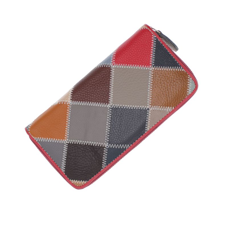 Fashion, accesorii si bijuterii - Femei - Accesorii femei - Portofele femei - Portofel de dama, din piele naturala, ButicCochet, 20x10x2 cm, Multicolor - PR1190 - Infinity.ro