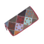 Fashion, accesorii si bijuterii - Femei - Accesorii femei - Portofele femei - Portofel de dama, din piele naturala, ButicCochet, 20x10x2 cm, Multicolor - PR1191 - Infinity.ro