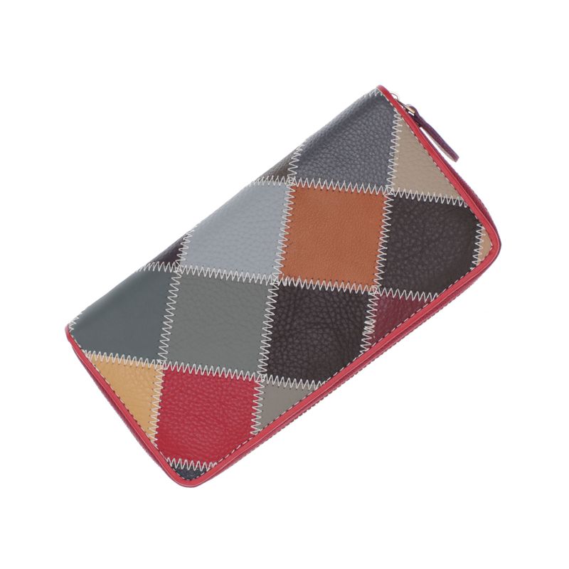 Fashion, accesorii si bijuterii - Femei - Accesorii femei - Portofele femei - Portofel de dama, din piele naturala, ButicCochet, 20x10x2 cm, Multicolor - PR1191 - Infinity.ro