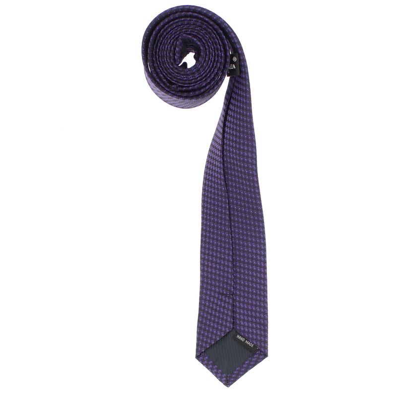 Fashion, accesorii si bijuterii - Barbati - Accesorii barbati - Cravate si papioane barbati - Cravata, din material sintetic, 145 x 5.5 cm, Mov - CRV313 - Infinity.ro