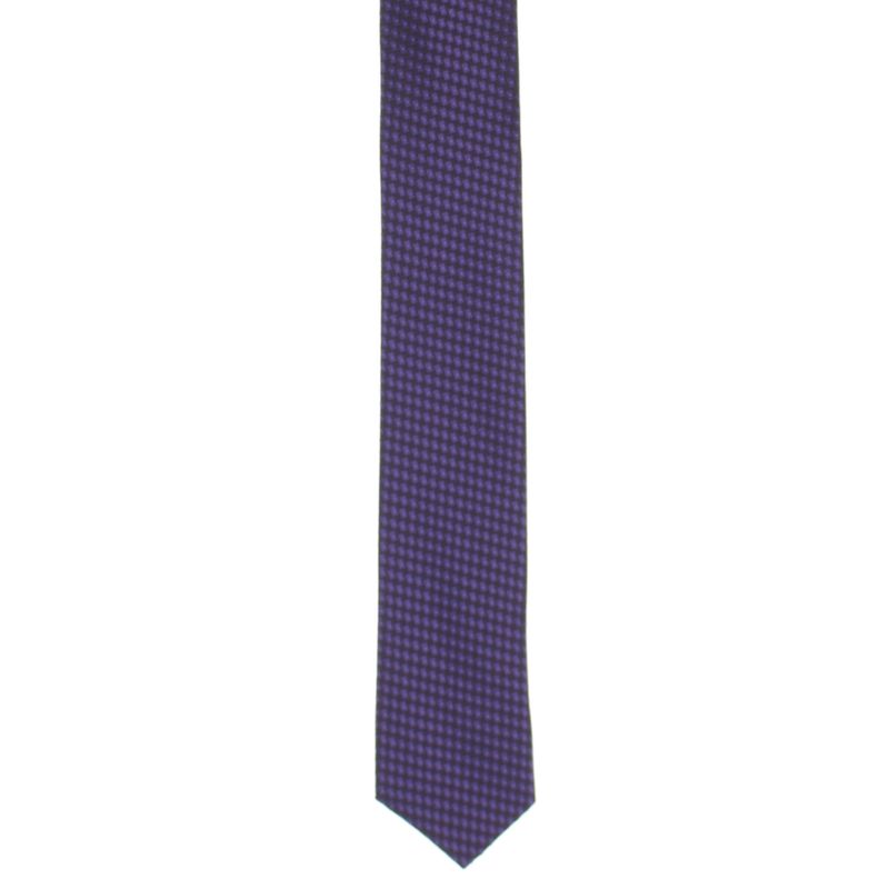 Fashion, accesorii si bijuterii - Barbati - Accesorii barbati - Cravate si papioane barbati - Cravata, din material sintetic, 145 x 5.5 cm, Mov - CRV313 - Infinity.ro