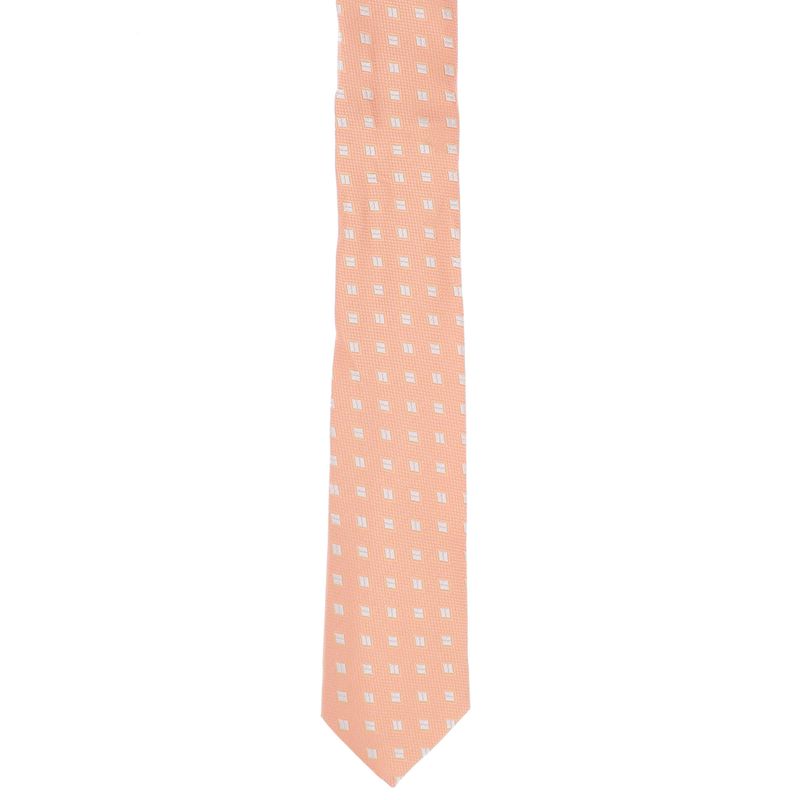 Fashion, accesorii si bijuterii - Barbati - Accesorii barbati - Cravate si papioane barbati - Cravata, din material sintetic, 145 x 5.5 cm, Corai - CRV319 - Infinity.ro