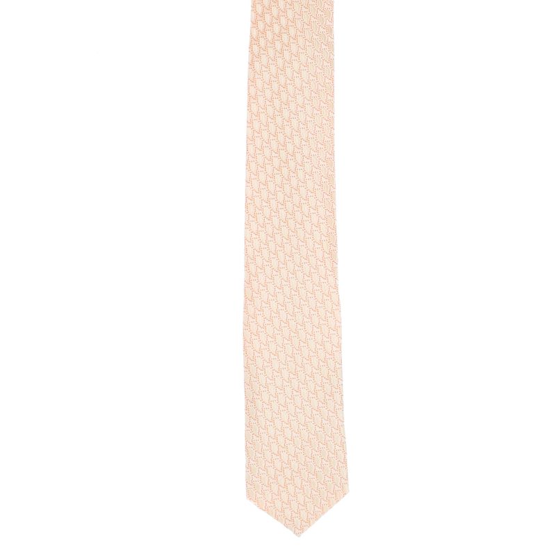 Fashion, accesorii si bijuterii - Barbati - Accesorii barbati - Cravate si papioane barbati - Cravata, din material sintetic, 145 x 5.5 cm, Bej - CRV315 - Infinity.ro