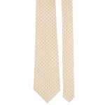 Fashion, accesorii si bijuterii - Barbati - Accesorii barbati - Cravate si papioane barbati - Cravata, Buticcochet, din material sintetic, 145 x 5.5 cm, Bej - CRV311 - Infinity.ro