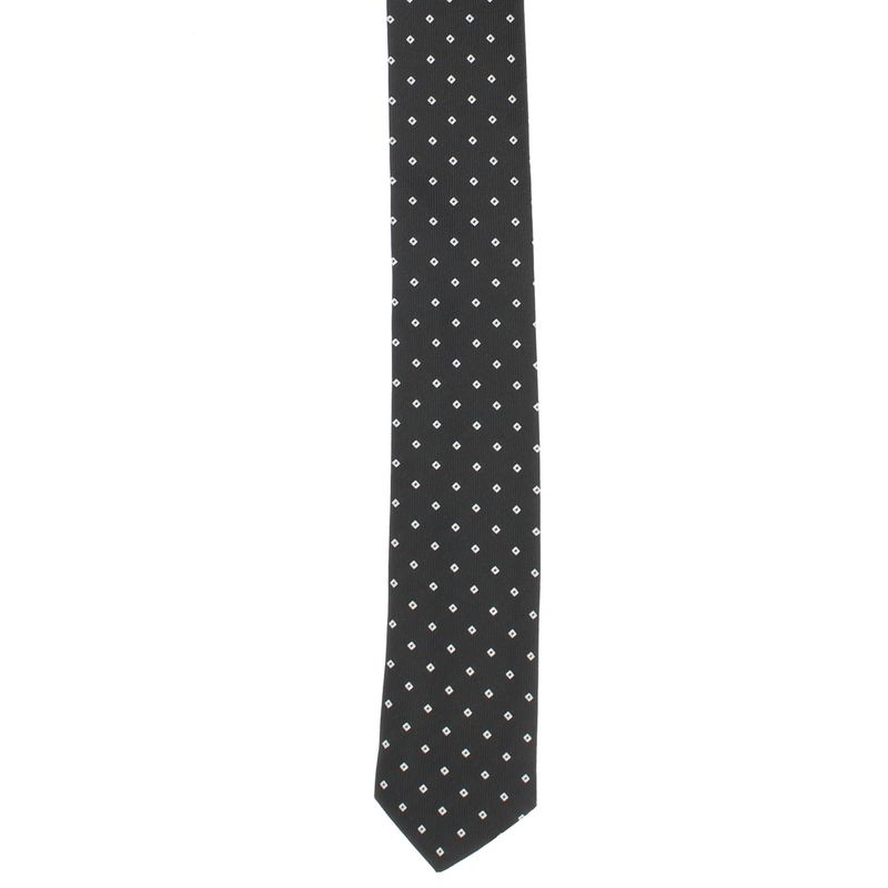 Fashion, accesorii si bijuterii - Barbati - Accesorii barbati - Cravate si papioane barbati - Cravata, Buticcochet, din material sintetic, 145 x 5.5 cm, Negru - CRV310 - Infinity.ro