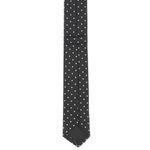 Fashion, accesorii si bijuterii - Barbati - Accesorii barbati - Cravate si papioane barbati - Cravata, Buticcochet, din material sintetic, 145 x 5.5 cm, Negru - CRV310 - Infinity.ro