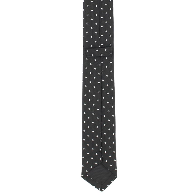 Fashion, accesorii si bijuterii - Barbati - Accesorii barbati - Cravate si papioane barbati - Cravata, Buticcochet, din material sintetic, 145 x 5.5 cm, Negru - CRV310 - Infinity.ro