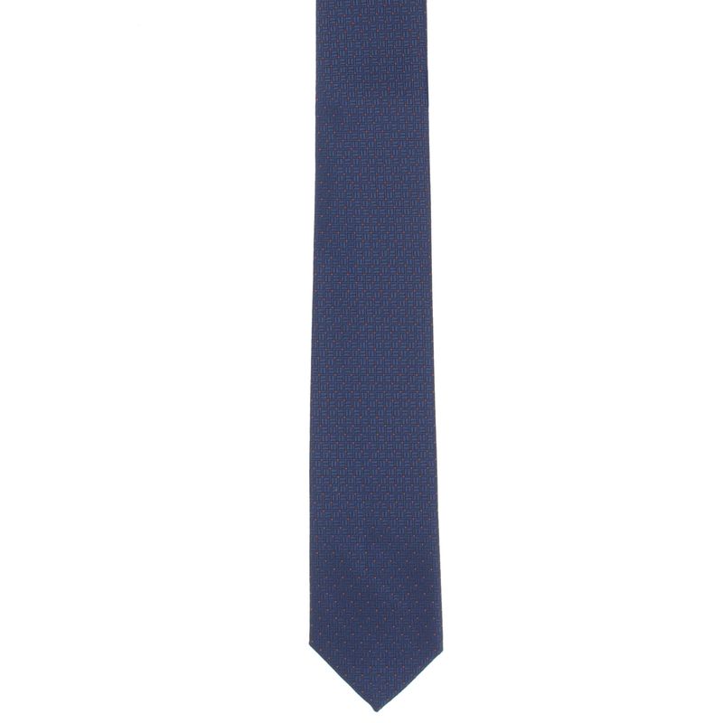 Fashion, accesorii si bijuterii - Barbati - Accesorii barbati - Cravate si papioane barbati - Cravata, Buticcochet, din material sintetic, 145 x 5.5 cm, Bleumarin - CRV312 - Infinity.ro
