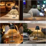 Casa si Gradina - Corpuri si surse de iluminat - Veioze si lampi - Veioze - Lampa LED Honeywell, Iluminare LED Sunturalux™,  Reincarcabila USB-C, Dimabila, 5200mAh, RGB 9 culori + 4 moduri lumina - Infinity.ro