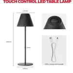 Casa si Gradina - Corpuri si surse de iluminat - Veioze si lampi - Veioze - Lampa LED Honeywell, Iluminare LED Sunturalux™,  Reincarcabila USB-C, Dimabila, 5200mAh, RGB 9 culori + 4 moduri lumina - Infinity.ro