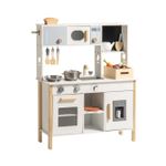 Jucarii, Copii si Bebe - Jucarii si jocuri - Jucarii de rol - Bucatarii copii - Bucatarie din lemn, Copii, accesorii incluse, ladita cu alimente, prajitor de paine, aparat de gheata, 72x28x92, +3 ani - Infinity.ro
