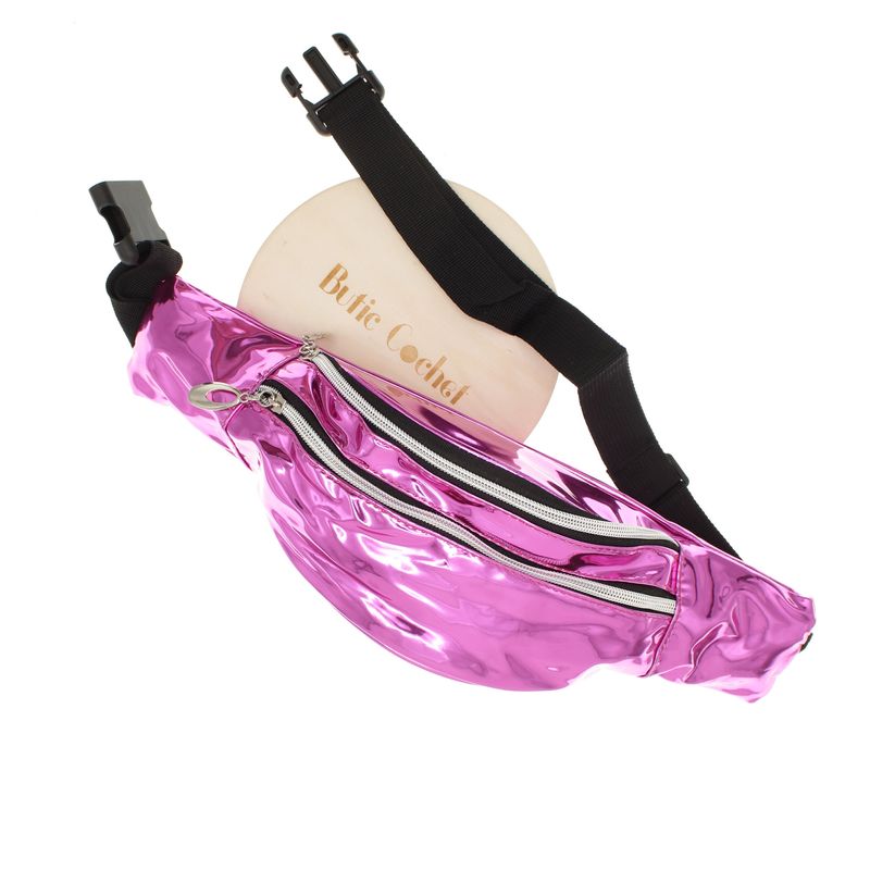 Fashion, accesorii si bijuterii - Femei - Accesorii femei - Genti si rucsacuri femei - Borseta, din material sintetic, ButicCochet, 37 x 14 cm, 2 compartimente, Fucsia - BRS558 - Infinity.ro
