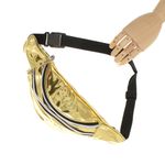 Fashion, accesorii si bijuterii - Femei - Accesorii femei - Genti si rucsacuri femei - Borseta, din material sintetic, ButicCochet, 37 x 14 cm, 2 compartimente, Auriu - BRS556 - Infinity.ro