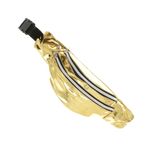 Fashion, accesorii si bijuterii - Femei - Accesorii femei - Genti si rucsacuri femei - Borseta, din material sintetic, ButicCochet, 37 x 14 cm, 2 compartimente, Auriu - BRS556 - Infinity.ro