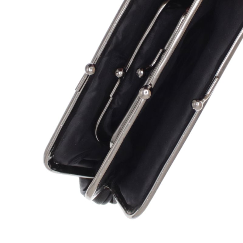 Fashion, accesorii si bijuterii - Femei - Accesorii femei - Portofele femei - Portmoneu dama, din piele naturala, ButicCochet, 16 x 9 cm, Negru - PR1195 - Infinity.ro