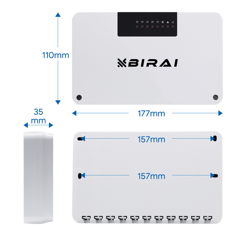 Casa si Gradina - Termice - Centrale termice si accesorii - Accesorii incalzire - BIRAI SmartHeat Hub RF Wireless, WiFi Heating Controller, Boiler & Pump Compatible, Smart Home, White - Infinity.ro