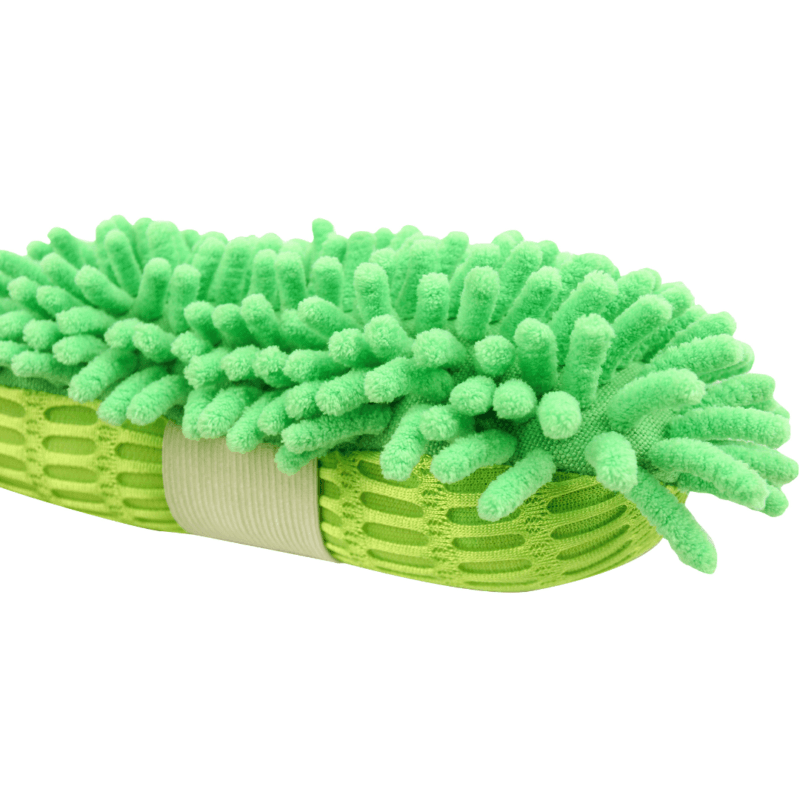 Market - Curatenie si intretinere casa - Produse bucatarie - Lavete si bureti - Burete auto din microfibra chenille Verde R-032 - Infinity.ro