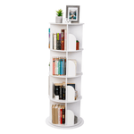 Casa si Gradina - Mobilier - Biblioteci si rafturi - Rafturi - Raft pivotant, 4 polite, alb, ERION TIP 1 + cadou - Infinity.ro