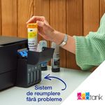 PC, gaming si accesorii - Imprimante, scanere & consumabile - Imprimante - Imprimante si multifunctionale - Imprimanta inkjet color CISS Epson EcoTank L1270, A4, USB, Wireless - Infinity.ro