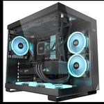 PC, gaming si accesorii - Componente PC - Componente - Carcase PC si server - Carcasa PCCOOLER Middle Tower, ATX, 6 ventilatoare ARGB, USB Type-C, Alb - Infinity.ro