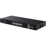 PC, gaming si accesorii - Retelistica - Switch-uri - Switch-uri cu management - Switch PoE+(230W) fara management, 4 preconfigurari, 18×RJ45 1Gbps (16×PoE+), 2×SFP 1Gbps - Infinity.ro