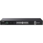 PC, gaming si accesorii - Retelistica - Switch-uri - Switch-uri cu management - Switch PoE+(230W) fara management, 4 preconfigurari, 18×RJ45 1Gbps (16×PoE+), 2×SFP 1Gbps - Infinity.ro