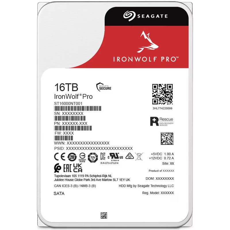 PC, gaming si accesorii - Componente PC - Componente - Hard Disk-uri - Hard Disk Seagate IronWolf Pro, 16TB, SATA3, 256MB, 3.5inch - Infinity.ro