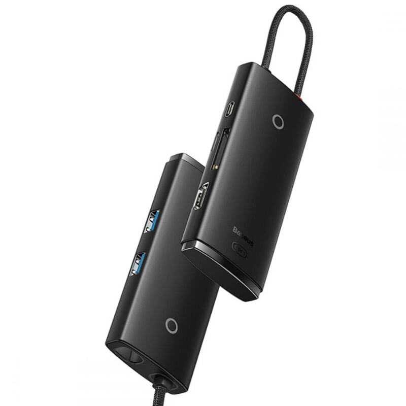 Docking Station Baseus WKQX050101, 5-in-1, HDMI 4K, Negru