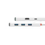 Laptop, Telefoane si Tablete - Telefoane mobile si accesorii - Accesorii Telefoane - Baterii externe - Docking Station Baseus WKQX040002, 6-in-1, PD 100W, Alb - Infinity.ro