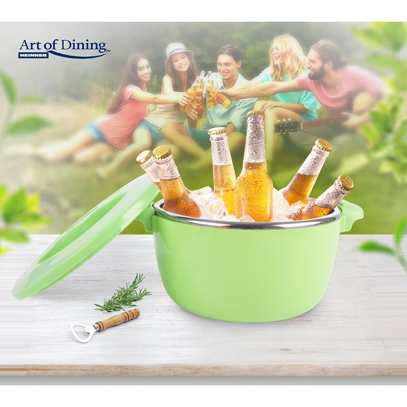 Casa si Gradina - Bucatarie si vesela - Organizare si depozitare bucatarie - Cutii alimentare - Caserola termica Art of dining by HEINNER Nova, 8L, verde - Infinity.ro