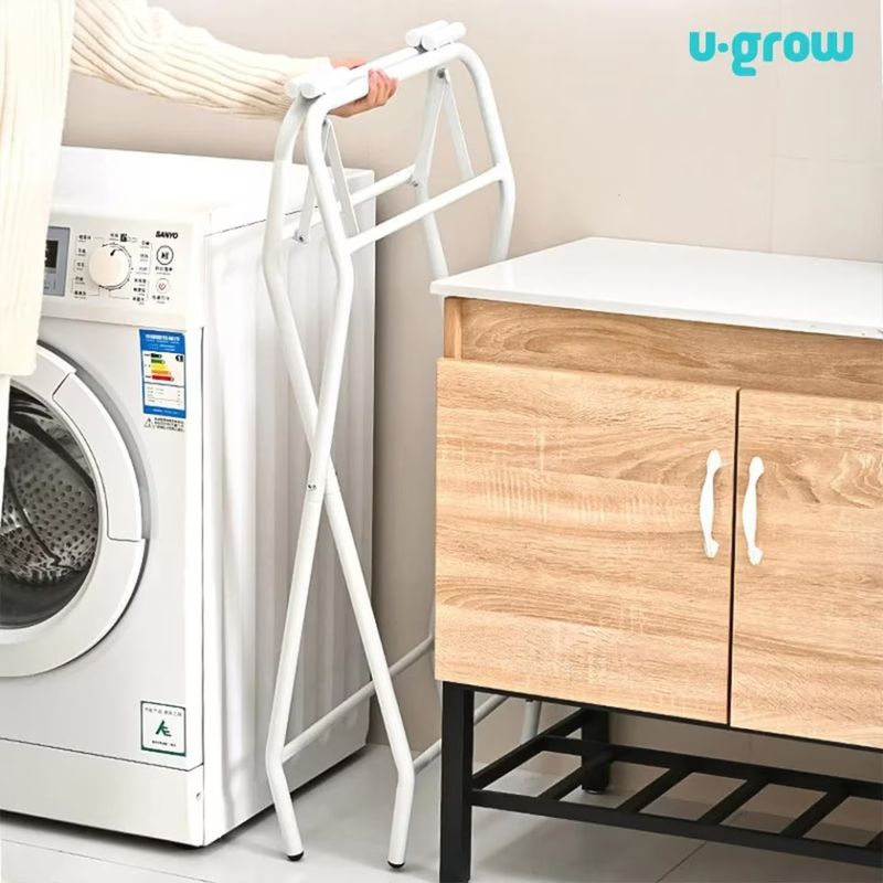 Jucarii, Copii si Bebe - Igiena si ingrijire - Baia bebelusului - Cadite bebe si accesorii baie - Cadita pliabila cu suport metalic U-Grow, 0 luni+, termometru inclus - Infinity.ro