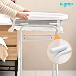 Jucarii, Copii si Bebe - Igiena si ingrijire - Baia bebelusului - Cadite bebe si accesorii baie - Cadita pliabila cu suport metalic U-Grow, 0 luni+, termometru inclus - Infinity.ro