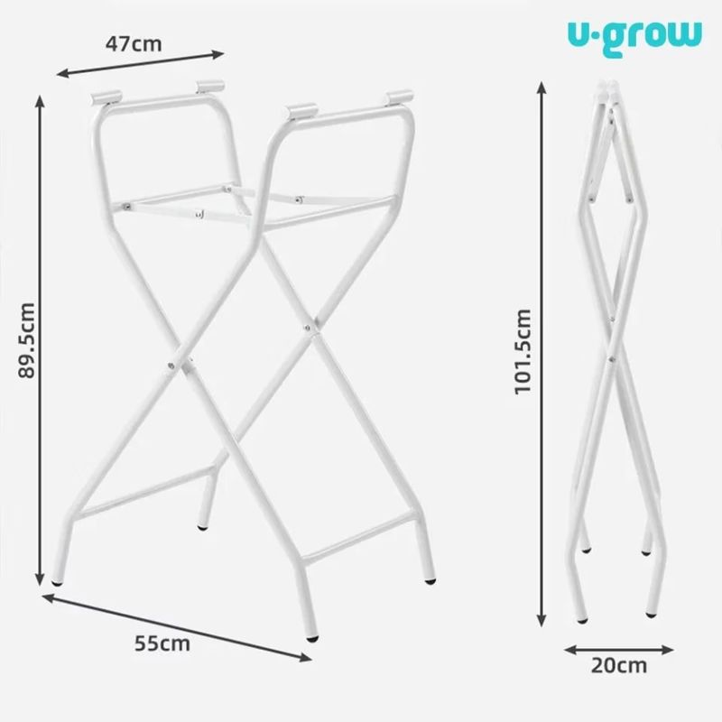 Jucarii, Copii si Bebe - Igiena si ingrijire - Baia bebelusului - Cadite bebe si accesorii baie - Cadita pliabila cu suport metalic U-Grow, 0 luni+, termometru inclus - Infinity.ro