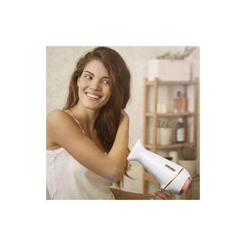 Ingrijire personala si Cosmetice - Aparate & accesorii ingrijire personala - Hair styling - Uscatoare de par - Uscator de par Mesko MS 2249, 2100W, 3 trepte temperatura, 2 viteze, Alb - Infinity.ro