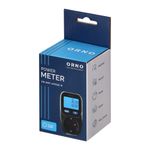 Casa si Gradina - Electrice - Accesorii electrice - Aparate de masura si control - Priza cu contor de energie ORNO OR-WAT-419(GS)/B, 16A, 230V, afisaj LCD, negru - Infinity.ro
