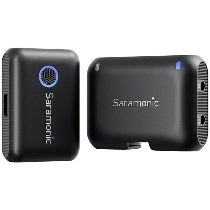 TV, Audio-Video si Foto - Accesorii TV si audio - Microfoane - Microfon wireless Saramonic Blink500B2+, 2 microfoane, autonomie 20h, raza 150m, noise canceling, Negru - Infinity.ro
