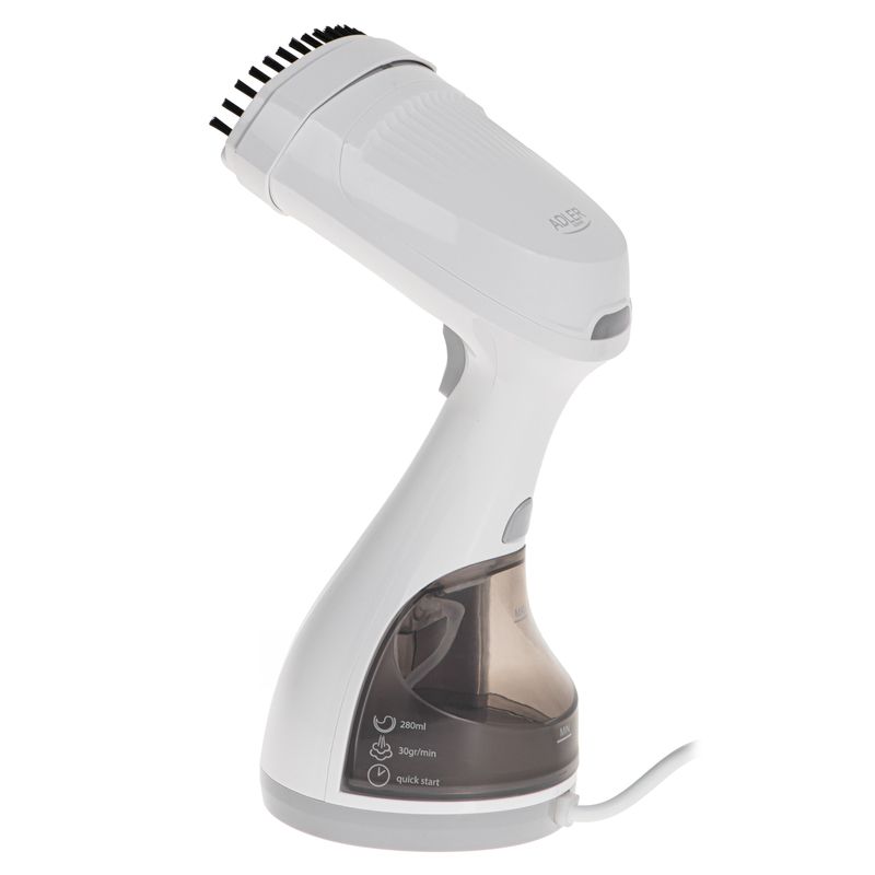 Electronice si Electrocasnice - Ingrijirea tesaturilor - Fiare de calcat - Parownica ADLER, 1500 W, 27g/min, alb, 280ml - Infinity.ro
