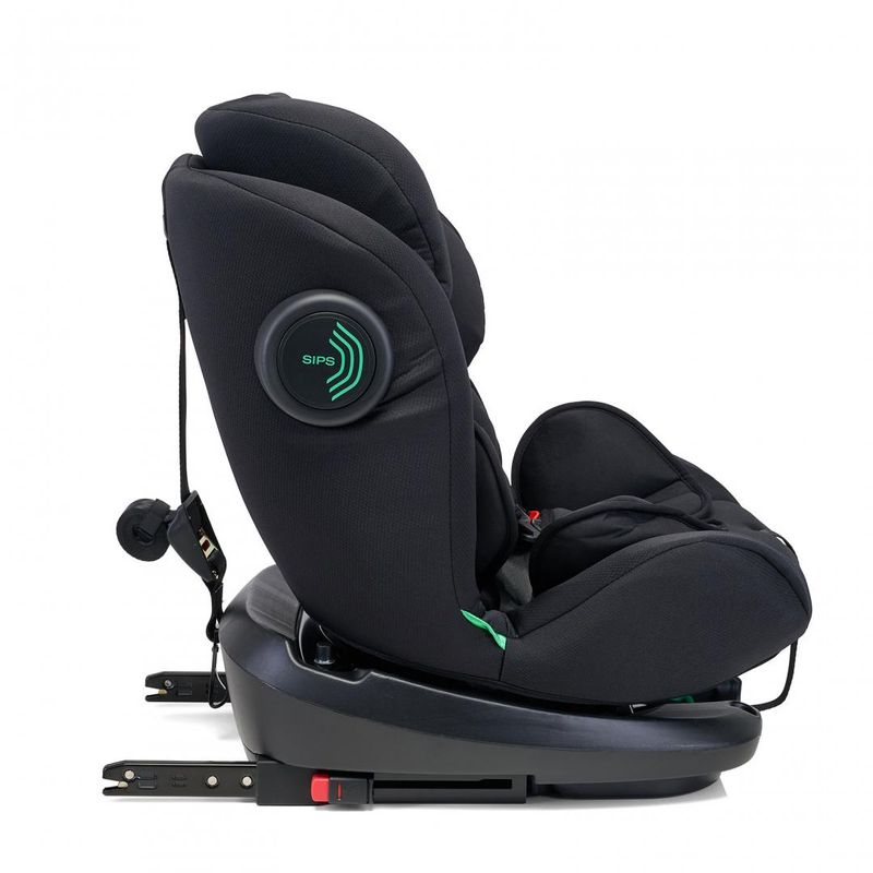 Jucarii, Copii si Bebe - Carucioare si articole de transport - Scaune auto copii - Scaun auto U-Grow Secure+ UG-HB51-BK, rotativ 360, 40-150cm, Isofix, negru - Infinity.ro