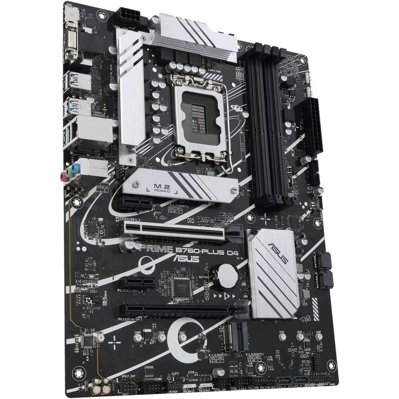 PC, gaming si accesorii - Componente PC - Componente - Placi de baza - Placa de baza ASUS PRIME B760-PLUS DDR4, Socket 1700 - Infinity.ro
