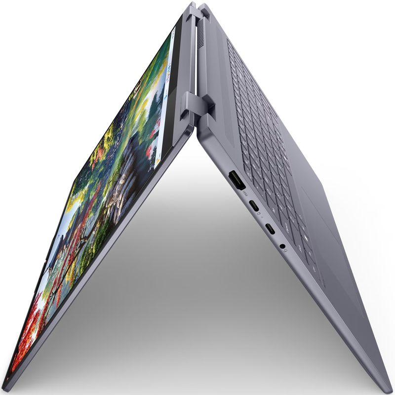 Laptop, Telefoane si Tablete - Laptopuri si accesorii - Laptopuri - Laptop Lenovo IdeaPad 5 2-in-1 16IAL10, Intel Core Ultra 5 225U, 16GB RAM, 512GB SSD, Luna Grey - Infinity.ro
