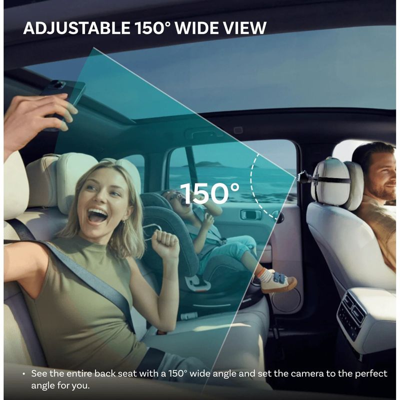 Auto si Moto - Electronice auto - Accesorii electronice auto - Adaptor multimedia Ottocast 2-in-1 Wireless CarPlay & Android Auto + Monitor bebelusi 1080p, Negru - Infinity.ro