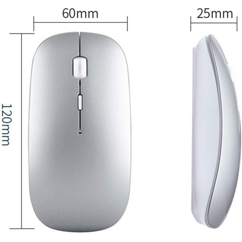PC, gaming si accesorii - Periferice PC - Mouse - Mouse Wireless Dual mode Bluetooth + WIFI reincarcabil - Infinity.ro