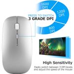 PC, gaming si accesorii - Periferice PC - Mouse - Mouse Wireless Dual mode Bluetooth + WIFI reincarcabil - Infinity.ro