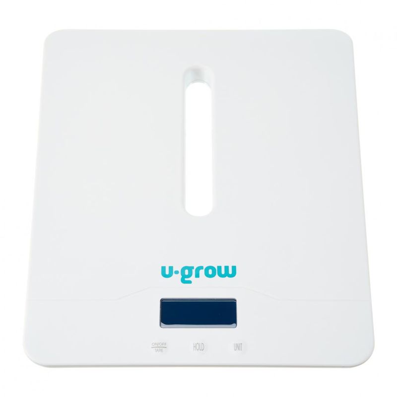 Jucarii, Copii si Bebe - Igiena si ingrijire - Accesorii ingrijire copii - Cantare bebelusi si copii - Cantar digital 2in1 U-Grow UG01-BSB, 100kg, Bluetooth, functie Tara, alb - Infinity.ro