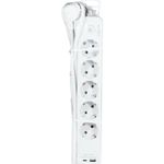 Casa si Gradina - Electrice - Accesorii electrice - Prelungitoare, triple, fise - Prelungitor Logilink LPS280U, 5 prize, 1x USB-C, 1x USB-A, 17W, intrerupator, protectie la suprasarcina, IP20, H05VV-F 3 - Infinity.ro