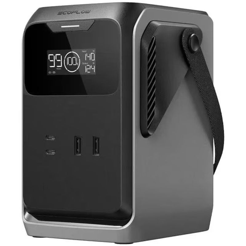 Casa si Gradina - Electrice - Panouri solare si accesorii - Accesorii panouri solare - Statie portabila de alimentare EcoFlow Trail 200 DC, 192Wh, 60.000 mAh, USB-C, LCD - Infinity.ro