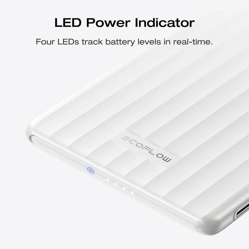 Laptop, Telefoane si Tablete - Telefoane mobile si accesorii - Accesorii Telefoane - Baterii externe - Baterie externa EcoFlow RAPID Mag, 5000 mAh 7.5W, Alb - Infinity.ro