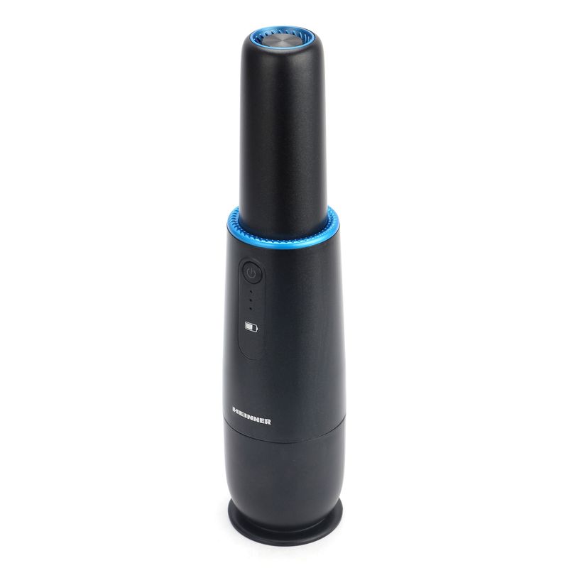 Electronice si Electrocasnice - Ingrijirea locuintei - Aspiratoare - Aspirator de mana Heinner Blackstone HHVC-D7.2BK, 70W, 7.2V, autonomie 12 min, Negru - Infinity.ro